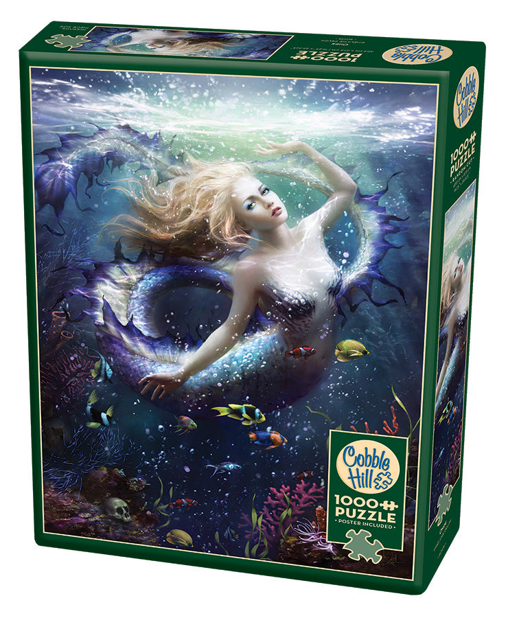 Cobble Hill Melanie Delon ONDE Mermaid 1000pc Jigsaw Puzzle 80175