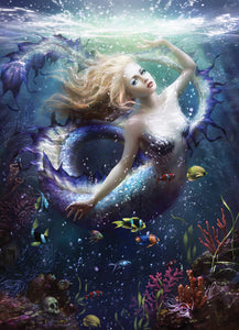 Cobble Hill Melanie Delon ONDE Mermaid 1000pc Jigsaw Puzzle 80175