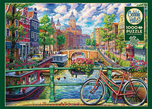 Cobble Hill Image World AMSTERDAM CANAL 1000pc Jigsaw Puzzle 80180