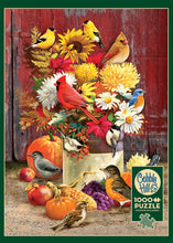 Load image into Gallery viewer, Cobble Hill Greg Giordano AUTUMN BOUQUET Flowers Birds1000pc Jigsaw Puzzle 80183
