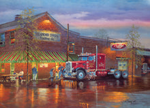 Load image into Gallery viewer, Cobble Hill Dave Barnhouse BIG RED Truck tractor unit 1000pc Jigsaw Puzzle 80188
