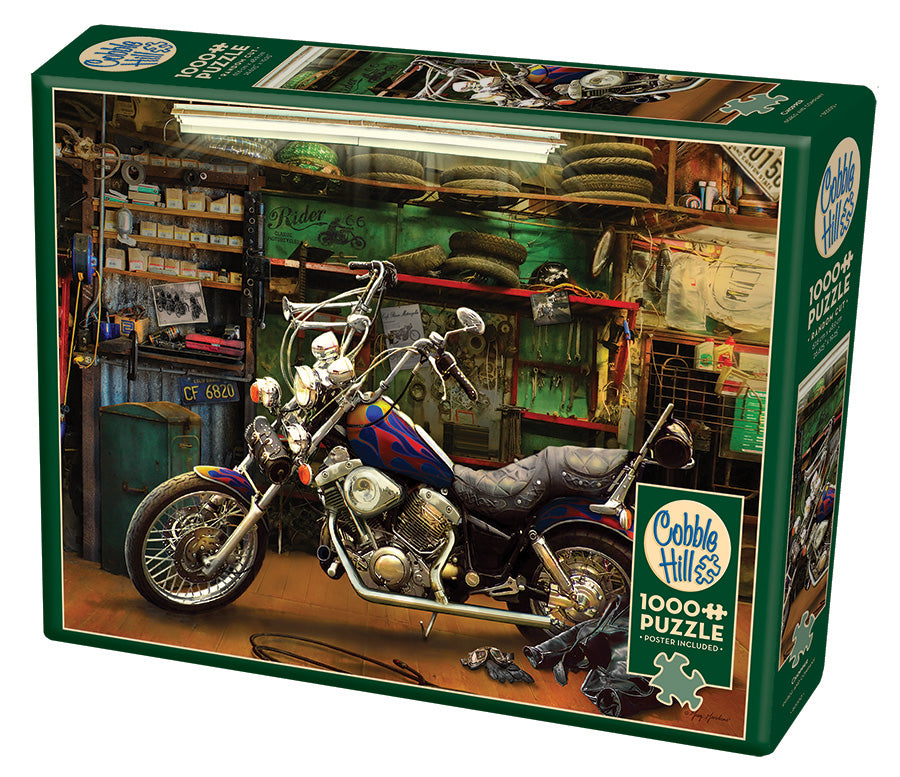 Cobble Hill Greg Giordano CHOPPER Motorcycle 1000pc Jigsaw Puzzle 80200