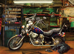 Cobble Hill Greg Giordano CHOPPER Motorcycle 1000pc Jigsaw Puzzle 80200