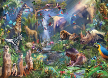 Load image into Gallery viewer, Cobble Hill David Penfound INTO THE JUNGLE 1000pc Jigsaw Puzzle 80210
