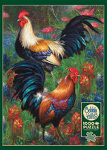 Load image into Gallery viewer, Cobble Hill Mark Keathley ROOSTERS Cockrells Hens 1000 piece Jigsaw Puzzle 80217
