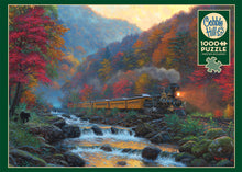 Load image into Gallery viewer, Cobble Hill Mark Keathley SMOKEY TRAIN Steam Loco 1000pc Jigsaw Puzzle 80229
