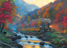 Load image into Gallery viewer, Cobble Hill Mark Keathley SMOKEY TRAIN Steam Loco 1000pc Jigsaw Puzzle 80229
