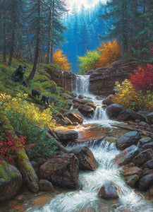 Cobble Hill Mark Keathley MOUNTAIN CASCADE 1000 piece Jigsaw Puzzle 80230