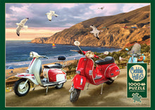 Load image into Gallery viewer, Cobble Hill Greg Giordano SCOOTERS Vespa Lambretta 1000pc Jigsaw Puzzle 80236
