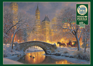 Cobble Hill Mark Keathley WINTER IN THE PARK 1000 piece Jigsaw Puzzle 80241