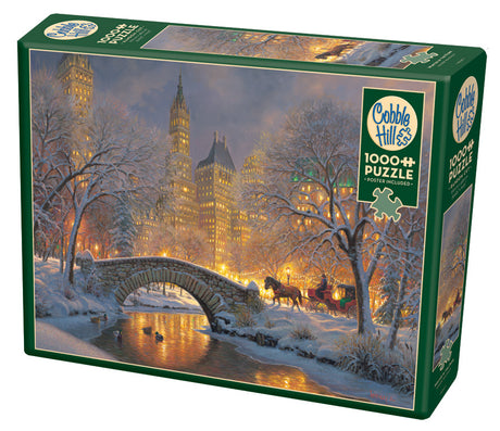 Cobble Hill Mark Keathley WINTER IN THE PARK 1000 piece Jigsaw Puzzle 80241
