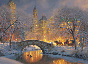 Cobble Hill Mark Keathley WINTER IN THE PARK 1000 piece Jigsaw Puzzle 80241