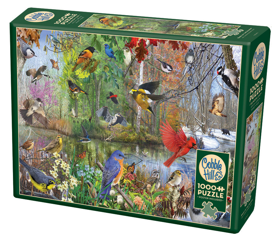 Cobble Hill R Christopher Vest BIRDS OF THE SEASON 1000pc Jigsaw Puzzle 80243