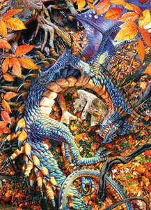 Cobble Hill David Leri ABBY'S DRAGONS Quality 1000pc Jigsaw Puzzle 80247