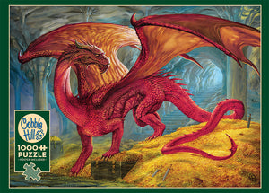 Cobble Hill Ciruelo RED DRAGON'S TREASURE Quality 1000pc Jigsaw Puzzle 80250