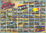 Cobble Hill Creations VINTAGE AMERICAN POSTCARDS 1000pc Jigsaw Puzzle 80254