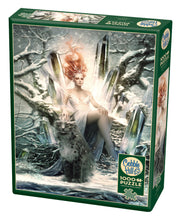 Load image into Gallery viewer, Cobble Hill Melanie Delon CRYSTAL Fairy Queen &amp; Cat 1000pc Jigsaw Puzzle 80262
