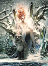 Load image into Gallery viewer, Cobble Hill Melanie Delon CRYSTAL Fairy Queen &amp; Cat 1000pc Jigsaw Puzzle 80262
