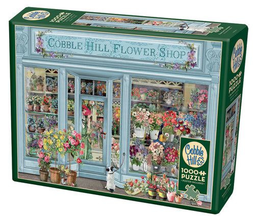 Cobble Barbara Behr PARISIAN FLOWERS Flower Shop1000pc Jigsaw Puzzle 80266