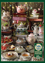 Load image into Gallery viewer, Cobble Hill Creations WE&#39;RE ALL MAD HERE Tea 1000pc Jigsaw Puzzle 80268
