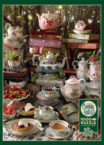 Cobble Hill Creations WE'RE ALL MAD HERE Tea 1000pc Jigsaw Puzzle 80268