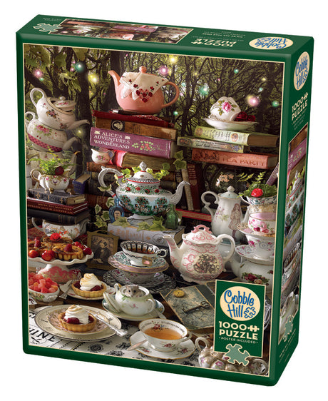 Cobble Hill Creations WE'RE ALL MAD HERE Tea 1000pc Jigsaw Puzzle 80268