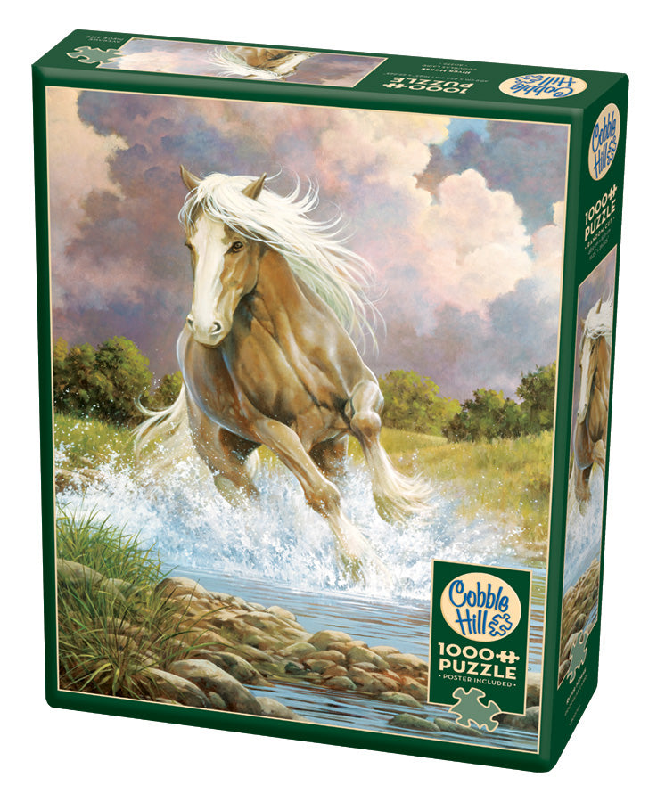 Cobble Hill Douglas Laird RIVER HORSE 1000pc Jigsaw Puzzle 80133