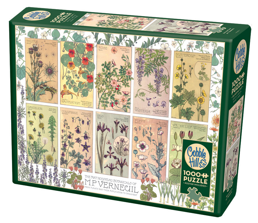 Cobble Hill Puzzle Company BOTANICALS BY VERNEUIL 1000pc Jigsaw Puzzle 80282