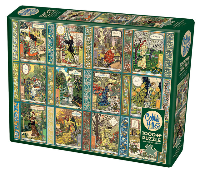 Cobble Hill JARDINIERE: A GARDENER'S CALENDAR 1000pc Jigsaw Puzzle 80311