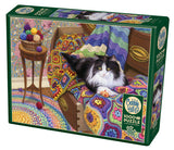 Cobble Hill Joelle McIntyre COMFY CAT 1000pc Jigsaw Puzzle 80316