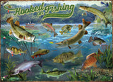 Cobble Hill Robert Giordano HOOKED ON FISHING Fish 1000pc Jigsaw Puzzle 80319