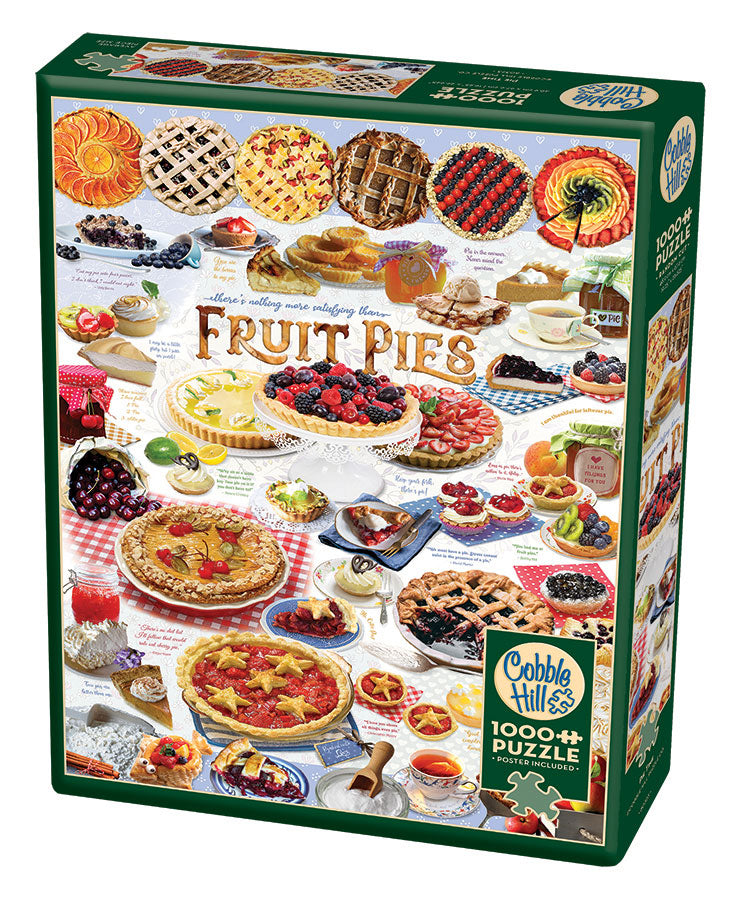 Cobble Hill Puzzle Company PIE TIME sweet & fruit 1000pc Jigsaw Puzzle 80323