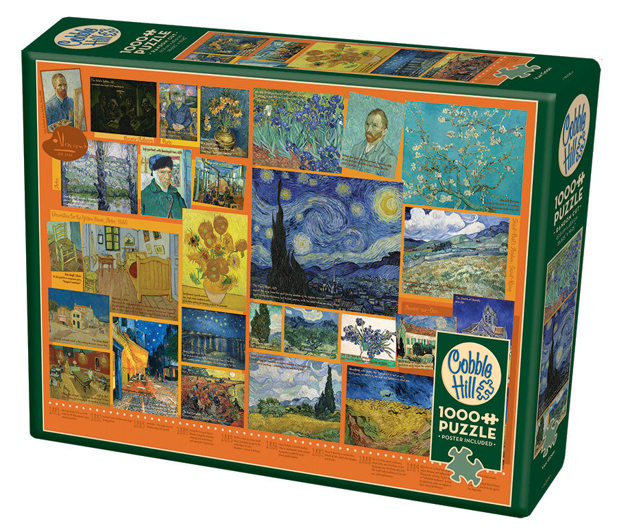 Cobble Hill Puzzle Company Vincent VAN GOGH collage 1000pc Jigsaw Puzzle 80325