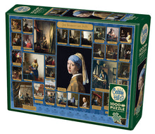 Load image into Gallery viewer, Cobble Hill Puzzle Company Jan VERMEER collage 1000pc Jigsaw Puzzle 80326
