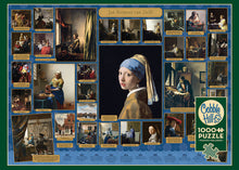 Load image into Gallery viewer, Cobble Hill Puzzle Company Jan VERMEER collage 1000pc Jigsaw Puzzle 80326
