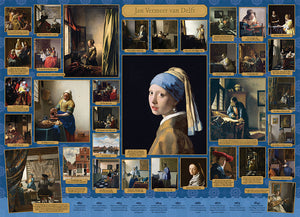 Cobble Hill Puzzle Company Jan VERMEER collage 1000pc Jigsaw Puzzle 80326