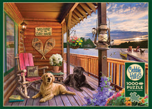 Load image into Gallery viewer, Cobble Hill Greg Giordano WELCOME TO THE LAKE HOUSE 1000pc Jigsaw Puzzle 80328
