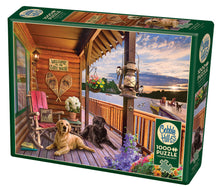 Load image into Gallery viewer, Cobble Hill Greg Giordano WELCOME TO THE LAKE HOUSE 1000pc Jigsaw Puzzle 80328
