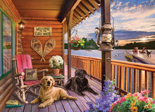 Load image into Gallery viewer, Cobble Hill Greg Giordano WELCOME TO THE LAKE HOUSE 1000pc Jigsaw Puzzle 80328
