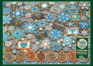 Cobble Hill Puzzle Company HANUKKAH COOKIES 1000pc Jigsaw Puzzle 80329