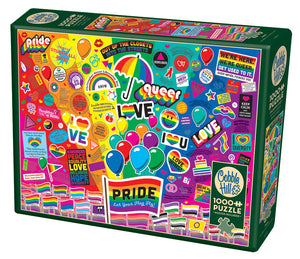 Cobble Hill Puzzle Company PRIDE rainbow colours 1000pc Jigsaw Puzzle 80331