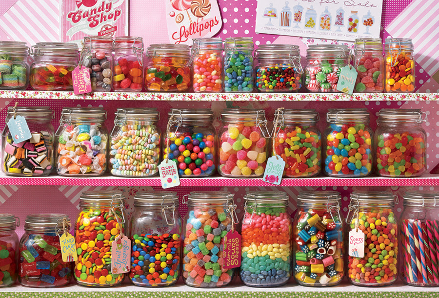 Cobble Hill Creations CANDY STORE 2000pc Jigsaw Puzzle 89008