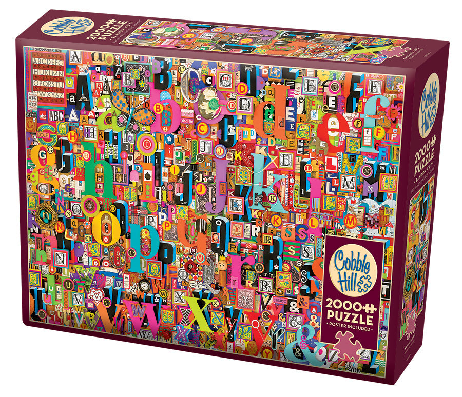 Cobble Hill Shelley Davies SHELLEY'S ABC 2000pc Jigsaw Puzzle 89010