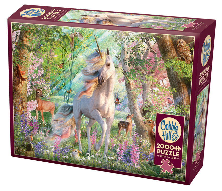 Cobble Hill David Penfound UNICORN AND FRIENDS 2000pc Jigsaw Puzzle 89016