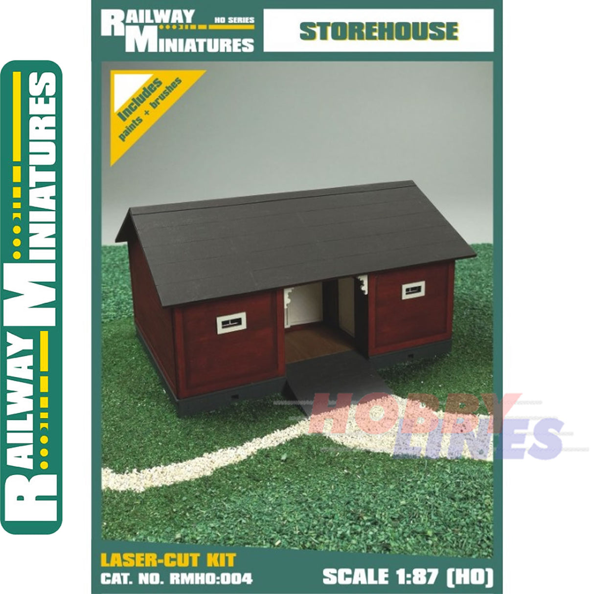 STOREHOUSE BUILDINGS laser cut kit HO 1:87 Vessel RAILWAY MINIATURES RMH0:004