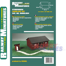 Load image into Gallery viewer, STOREHOUSE BUILDINGS laser cut kit HO 1:87 Vessel RAILWAY MINIATURES RMH0:004
