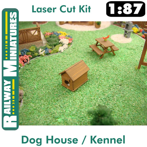 DOG HOUSE / KENNEL laser cut kit HO 1:87 Vessel RAILWAY MINIATURES RMH0:008