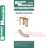 SWEEPING ROSES LINE Pergola laser cut kit HO 1:87 Vessel RAILWAY MINIATURES 009