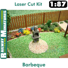 Load image into Gallery viewer, BARBECUE laser cut kit HO 1:87 Vessel RAILWAY MINIATURES 011
