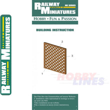 Load image into Gallery viewer, GARDEN PARTITION II Fence cut kit HO 1:87 Vessel RAILWAY MINIATURES 014
